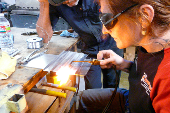 Torch Welding Brazing Soldering Workshop Kent White
