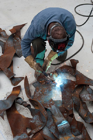George Schroeder welding forged components